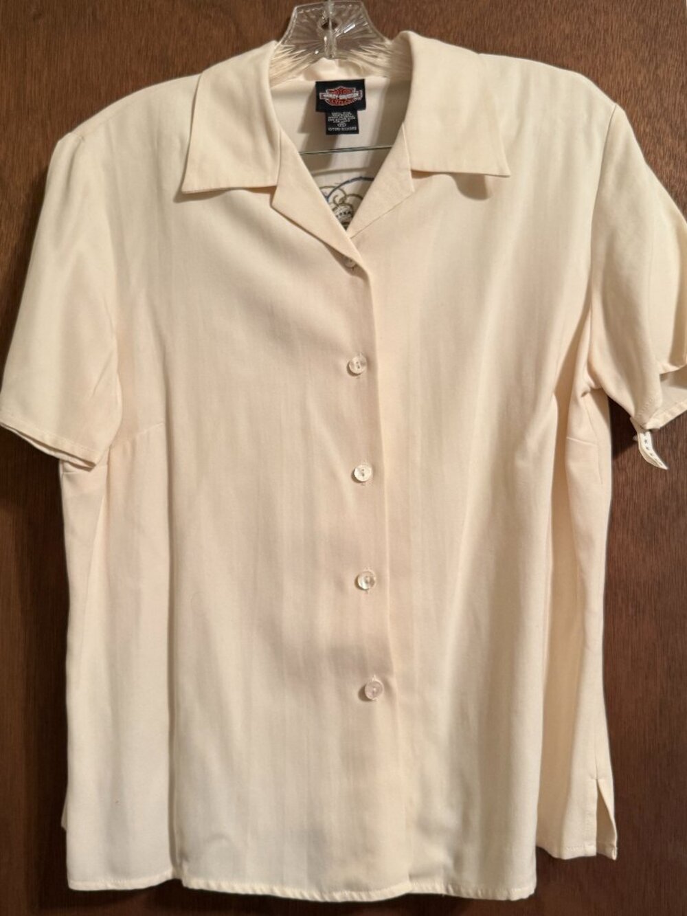Harley-Davidson Embroidered Shirt | Cream | Size M - Picture 2 of 4